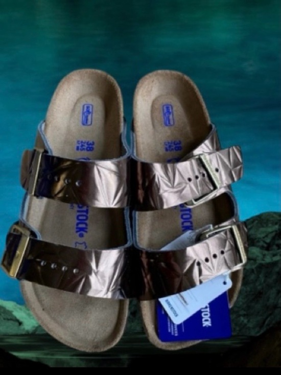 Birkenstock Shoes - BIRKENSTOCK ARIZONA SPECTRAL TRUFFLE UNISEX SIZE 38 NARROW ( W 7, M 5 )